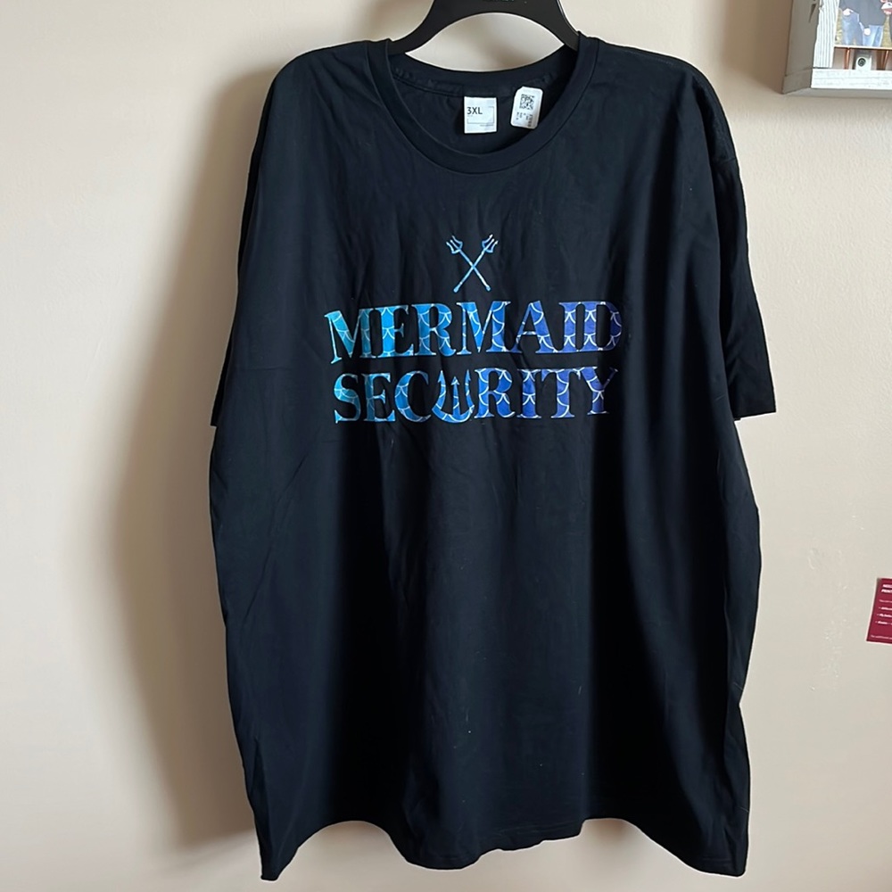 Mens Mermaid Security TShirt